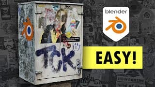 Place Stickers On Any 3d Model In Blender!