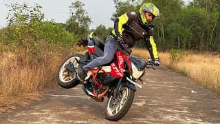 Kangaroo Stoppie Challenge 😈 | Amazing Stunt Vlog 😍