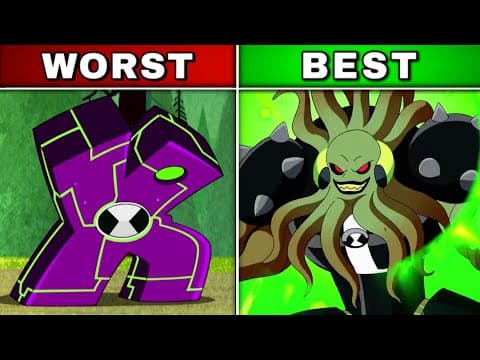 Ranking Every Ben 10 Reboot Alien From - Worst To Best // Fan 10k