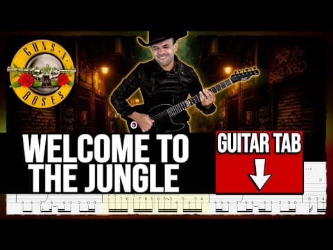 【guns N' Roses】[ Welcome To The Jungle ]  Cover By Dotti Brothers | Guitar Lesson
