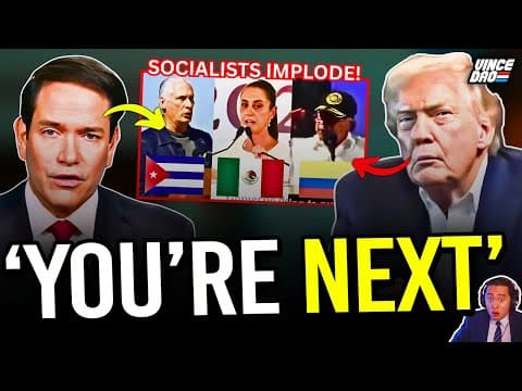Trump Sends Warning To Cuba, Mexico, And Colombia As Leftist World Leaders Panic Over Venezuela