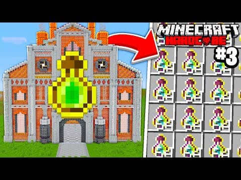 I Built An Xp Factory In Minecraft Hardcore! (episode 3)