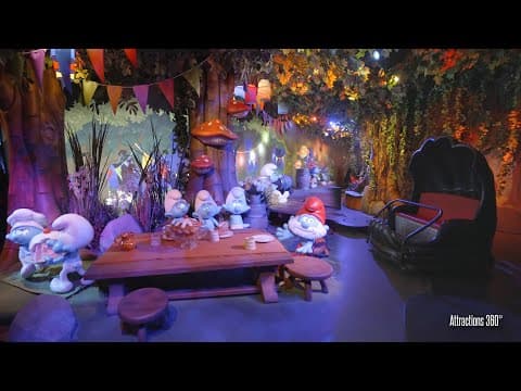 Smurfs Dark Ride  | New Smurfs Adventure Ride | Plopsaland Germany 2025
