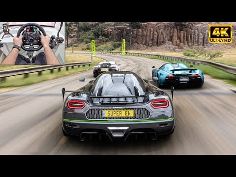 Koenigsegg Agera RS VS Hypercars - Forza Horizon 5 | Logitech G923 Steering Wheel