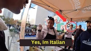American Shocks Italians In Nyc When He Speaks Italian