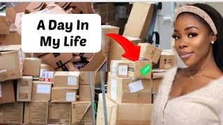 Processing, Packing & Shipping Orders. Life Update Home Vlog 📦 Day In The Life. Small Business Owner