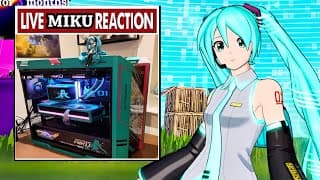 I Made A Hatsune Miku Pc To Destroy Fortnite As Miku - Sponsored By Asus And Geforce Rtx