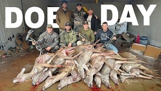 Bow Hunting 60+ Deer To Feed Local Families!! (seek One Doe Management)