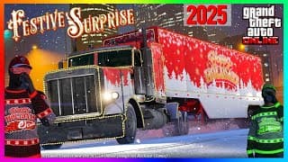 Gta 5 Online - How To Spawn "happy Holidays Hauler" Event 2025 -unlock Christmas Truck Gifts (gta V)