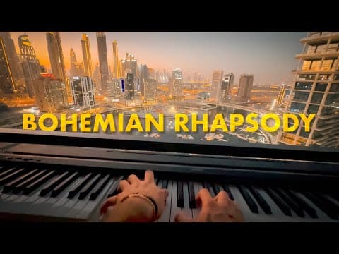 Bohemian Rhapsody – Queen (epic Piano Pov In Dubai)