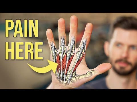 How To Fix Pain From Pocket Climbing & Three Finger Drag (lumbrical Shift Syndrome)
