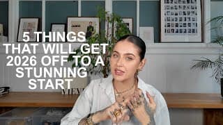 5 Things To Start Your Year Off Right | Jamie Genevieve