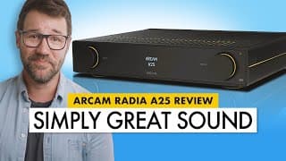 Our First Arcam Review! Arcam Radia A25 Amp Review (w/ Arcam St5)