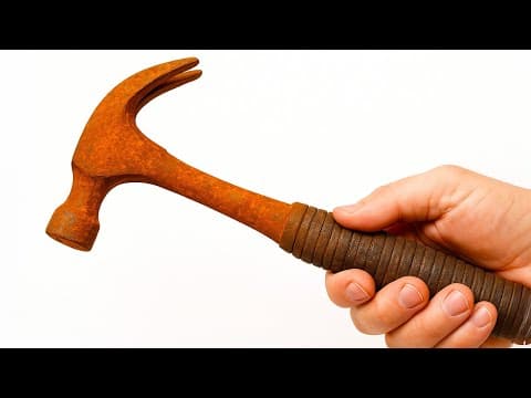 Restoration Rusty Antique Estwing Hammer!