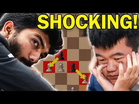 Gukesh Shocks Ding With Secret Opening Strategy | World Chess Championship 2024 Game 11 Reti Gambit