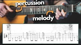 Beautiful Minor Blues On Fingerstyle Guitar