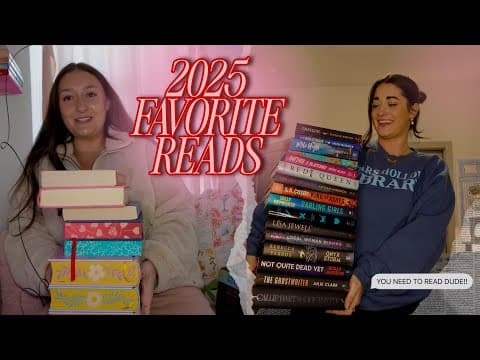 Our 25 Favorite Books Of 2025 📚 Reading Wrapped Of Two Totally Opposite Readers!!