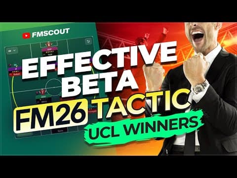 The Perfect Starter Tactic For Fm26 – Simple & Effective! | Football Manager 2026 Best Tactics