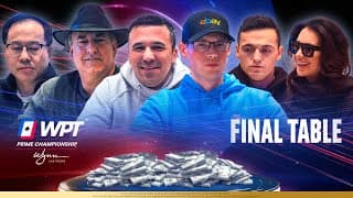 Wpt Prime Championship Final Table | $1.1 Million For 1st 🏆