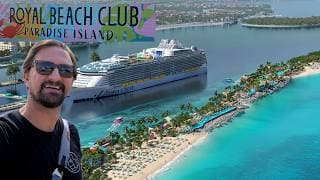 Royal Caribbean's New Paradise Island Beach Club, Hibachi Dinner & Day 2 On Utopia Of The Seas!