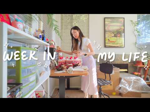 Studio Vlog 🌸 Draw With Me, Getting Crafty, And Healthy Work Balance