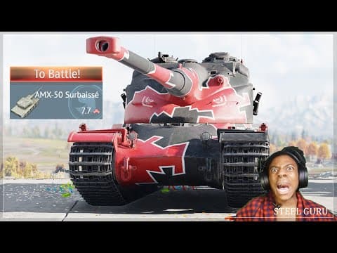 [stock] French Super Heavy Tank 💥💥💥 301mm Of Pen / 6 Sec Reloading 😱😱😱 Amx-50 Surbaisse 💀💀💀