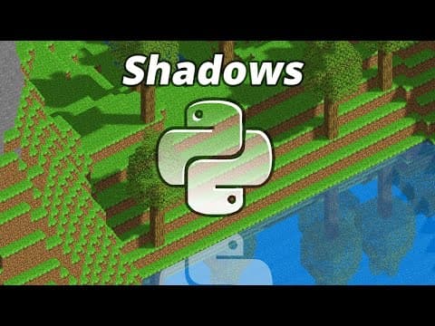 Adding Realistic Shadows To My 3d Python Game