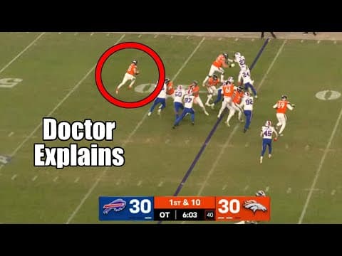 Bo Nix Fractured His Ankle On This Play - Doctor Explains Shocking News