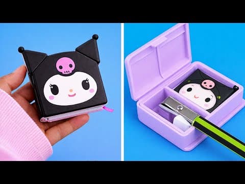 Crafty School Supplies 🎨 Adorable Diy Mini Creations! 🎨💕