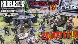 Hobby: The New Konflikt '47! - Zombies & Werewolves Vs Mechs In World War Ii! - Battle Report