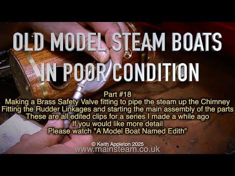 Old Model Steam Boats In Poor Condition - Part #18