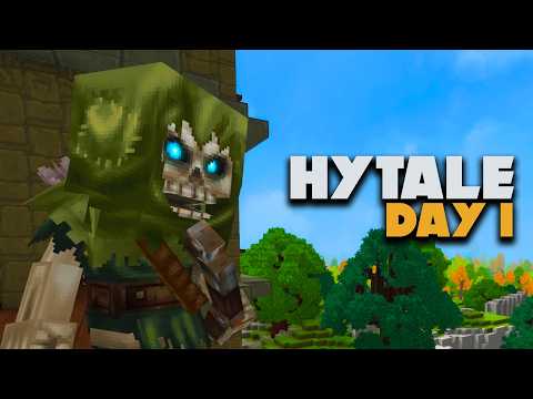A Minecrafter Plays Hytale... - Day 1