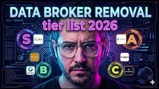Data Broker Removal Tier List 2026 - New Top Picks!