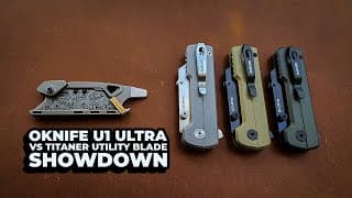Oknife U1 Ultra Vs Titaner: Which Utility Blade Is Better???  Prime Day Sale Review!  | 4k