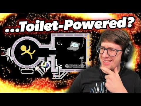 Toilet Powered Space Station In The Powder Toy!