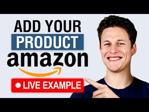 How To List Your First Product On Amazon In 2026 | Step By Step Beginner Guide