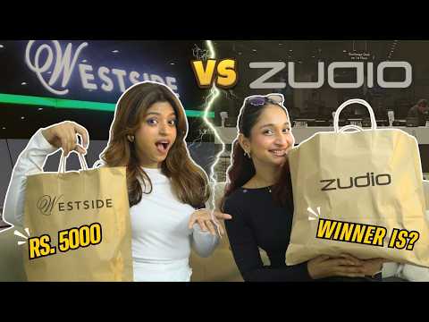 Westside Vs Zudio Shopping Challenge 😨🛍️ Who Won? 🏆