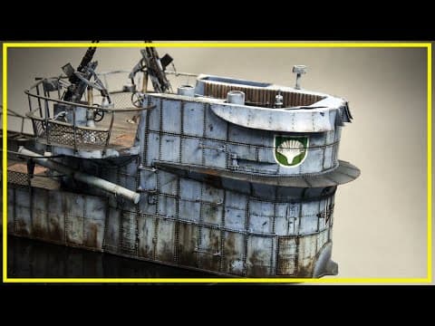 Full Build - 1/35 U-boat Conning Tower - With Phrozen Sonic Might Revo 14k
