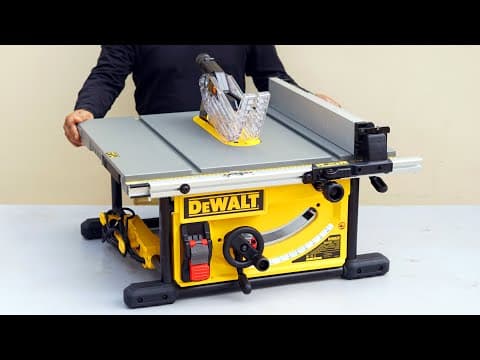 Dewalt Dwe7492 Table Saw Unboxing And Test