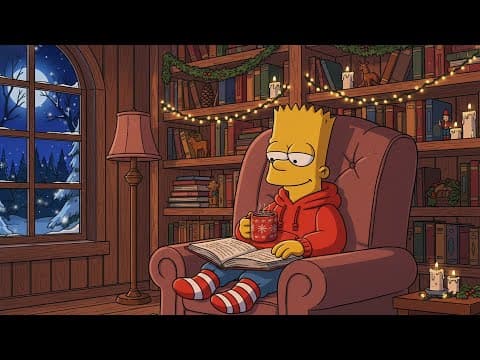 Late Night Lofi Chill 🌠 Library Ambience For Focus