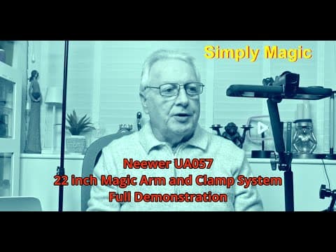 Neewer Ua057 22 Inch Magic Arm And Clamp Demonstration