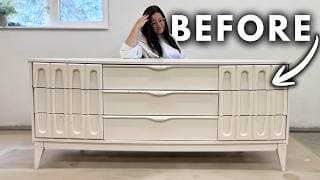 Watch Me Struggle Through This 1970s Dresser Restoration 😅