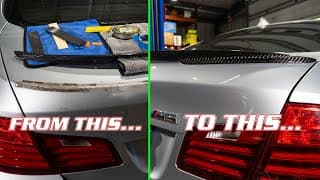 Complete Guide! How To Install A Spoiler On Our Bmw M5 - Carbon Fiber From Turner Motorsport