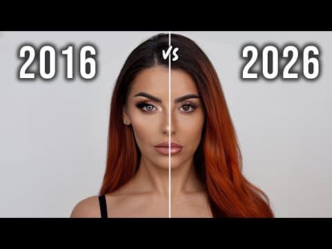 I Tried 2016 Vs 2026 Makeup! | Steph Toms