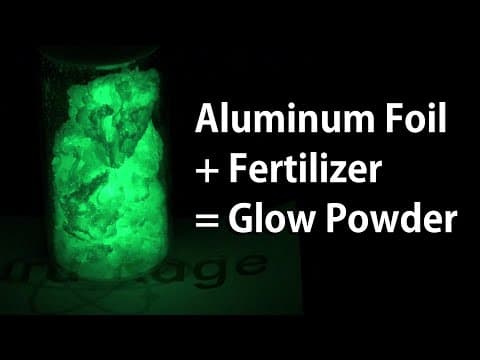 Make Glow In The Dark Powder - The Science