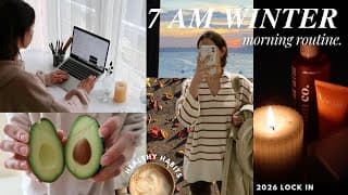 Winter Arc Morning Routine ❄️ Productive Lock In, Realistic & Healthy Habits | 2026 Vlog