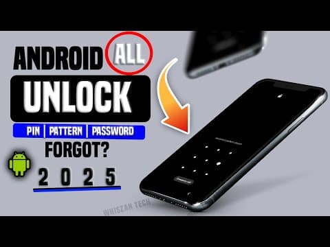 New Secret Way To Unlock Any Android Phone In 2025 ( Forgot Pin, Pattern & Password Bypass)