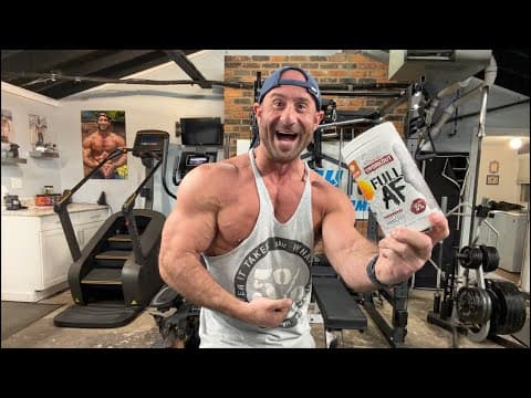 Shoulder & Tricep Destruction Workout 🔥 5% Nutrution Full Af Pre-workout