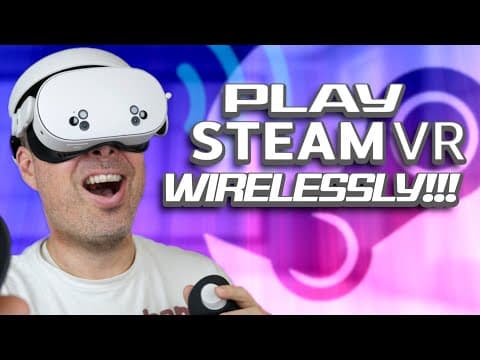 How To Play Steam Vr Games Wirelessly On Quest 2, Quest 3 & Quest 3s | Steamlink Setup & Tutorial