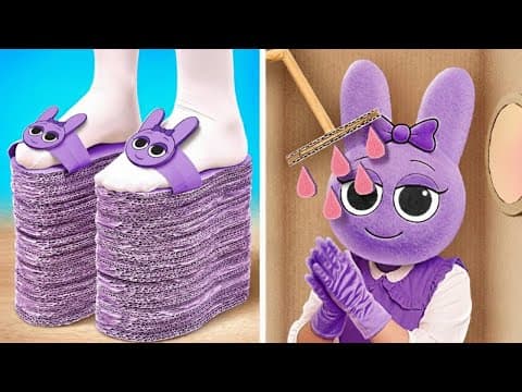 Everything Cardboard In Sprunki House! 📦🤣 We Built A Home For The Newlyweds! 💍